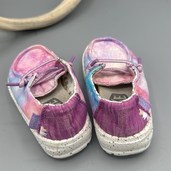 Hey Dude “Wendy Unicorn Dreamer” Toddler slip on sz k6 - Picture 3 of 4